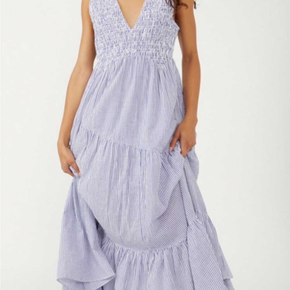 free people Juno Striped Maxi Dress